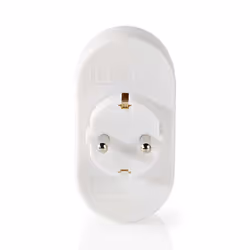 Nedis PSSPL200F1WT power extension 2 AC outlet(s) Indoor White