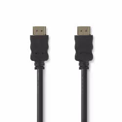 Nedis CVGT34000BK05, 0.5 m, HDMI Type A (Standard), HDMI Type A (Standard), Black