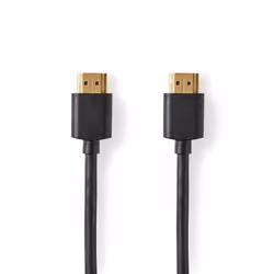 Nedis CVGT34001BK15, 1.5 m, HDMI Type A (Standard), HDMI Type A (Standard), Black
