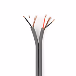 Nedis COTR15001GY100, Copper, 100 m, Grey