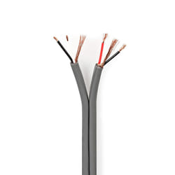 Nedis COTR15001GY100 audio cable 100 m Grey