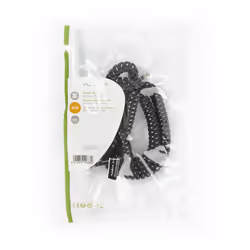 Nedis TCGP90100BK50 telephone cable 5 m Black - Additional view 4