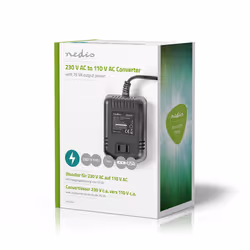 Nedis POCO101 power adapter/inverter Indoor 75 W Black - Additional view 5