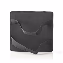 Nedis ERGOGBS100BK backrest Black Fabric, Foam Padded backrest