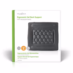 Nedis ERGOGBS100BK backrest Black Fabric, Foam Padded backrest - Additional view 7