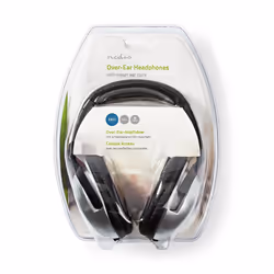 Nedis HPWD1201BK headphones/headset Wired Head-band Music Black, Silver - Additional view 8