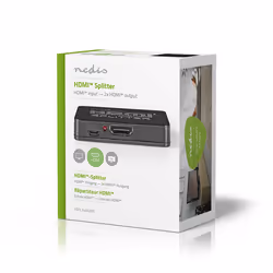 Nedis VSPL34002BK video splitter HDMI 2x HDMI - Additional view 5
