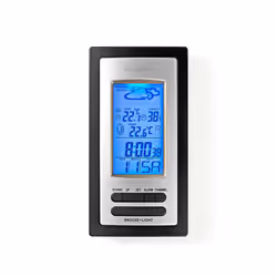 Nedis WEST201GY digital weather station Black, Silver - Additional view 4