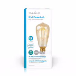 Nedis WIFILF10GDST64 LED bulb Warm white 2200 K 5 W E27 F