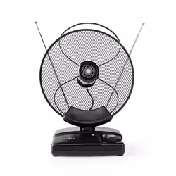 Nedis ANIR2503BK700, Indoor, Black, 36 dBi, 1.5 m, FM, UHF, VHF, IEC