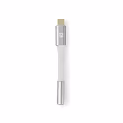 Nedis CCTB65950AL008 audio cable 0.08 m 3.5mm USB Aluminium
