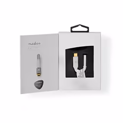 Nedis CCTB65950AL008 audio cable 0.08 m 3.5mm USB Aluminium - Additional view 5