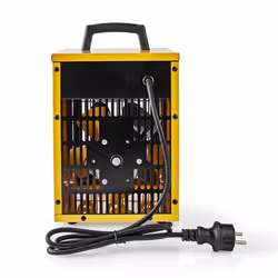 Nedis 1000 / 2000 W, Adjustable thermostat, 2 Heat Settings, IP24, Integrated handle(s), Yellow