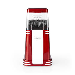 Nedis FCPC100RD popcorn popper Red, White 4 min 1200 W
