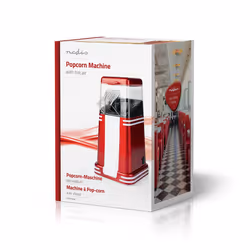 Nedis FCPC100RD popcorn popper Red, White 4 min 1200 W - Additional view 8