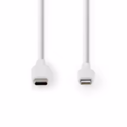 Nedis CCGW39650WT20 lightning cable 2 m White