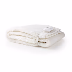 Nedis 1 Person, 150 x 80 cm, 3 Heat Settings, Washable, Overheating protection, Polyester / Synthetic, White, 1500 mm, 800 mm ...