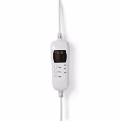 Nedis PEBL130CWT2 electric blanket 120 W Grey, White Fleece, Polyester - Additional view 6