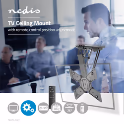 Nedis TVCM5830BK TV mount/stand 139.7 cm (55") Black