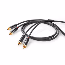 Nedis CATB24200GY10 audio cable 1 m 2 x RCA Grey