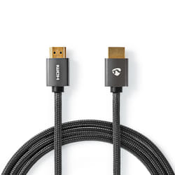 Nedis CVTB34000GY10 HDMI cable 1 m HDMI Type A (Standard) Grey