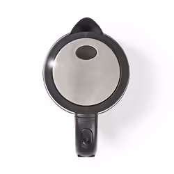 Nedis KAWK320EGS electric kettle 1.7 L 2200 W Stainless steel, Transparent