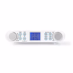 Nedis Kitchen Radio, Kitchen, Digital, FM, 87.5 - 108 MHz, 1.5 W, LCD