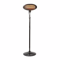 Nedis Patio Heater, Quartz electric space heater, 0 - 45°, 1.8 m, IP34, Outdoor, Floor