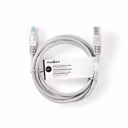 Nedis CCGT85100GY05 networking cable Grey 0.5 m Cat5e U/UTP (UTP)