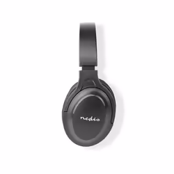 Nedis HPBT1201BK headphones/headset Wired & Wireless Head-band Calls/Music Micro-USB Bluetooth Black