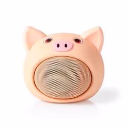 Nedis Animaticks Pinky Pig, 1.0 channels, 4 cm, 3 W, 100 - 20000 Hz, 4 Ω, 81 dB