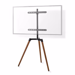 Nedis TVSM7060BK, 165.1 cm (65"), 200 x 200 mm, 400 x 400 mm, 140°, Aluminium, Steel, Black, Brown