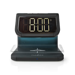 Nedis WCACQ10W1BK alarm clock Digital alarm clock Black