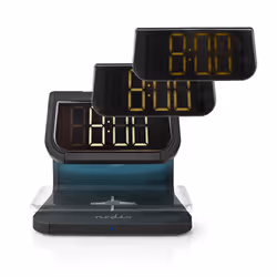 Nedis WCACQ10W1BK alarm clock Digital alarm clock Black