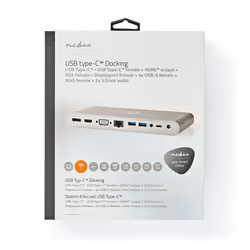 Nedis CCTB64991AL02 interface hub USB 3.2 Gen 1 (3.1 Gen 1) Type-C 5000 Mbit/s White - Additional view 6