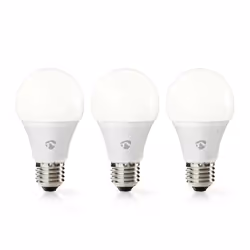 Nedis WIFILW32WTE27, 9 W, 60 W, E27, 800 lm, 25000 h, Warm white
