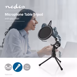 Nedis MPST00BK microphone stand Desktop microphone stand - Additional view 2