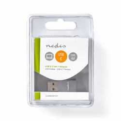 Nedis CCGB60925GY cable gender changer USB A USB C Grey - Additional view 7