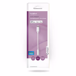 Nedis CCGB39950WT01 lightning cable 0.1 m White - Additional view 3