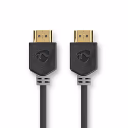 Nedis CVBW35000BK30, 3 m, HDMI Type A (Standard), HDMI Type A (Standard), 48 Gbit/s, Audio Return Channel (ARC), Anthracite