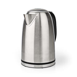 Nedis KAWK350EAL electric kettle 1.7 L 2200 W Black, Silver
