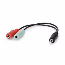 Nedis CAGB22150BK02 audio cable 0.2 m 3.5mm 2 x 3.5mm Anthracite - Additional view 5
