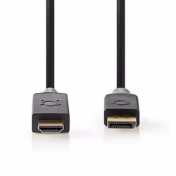 Nedis CCBW37100AT10 video cable adapter 1 m DisplayPort HDMI Black - Additional view 2