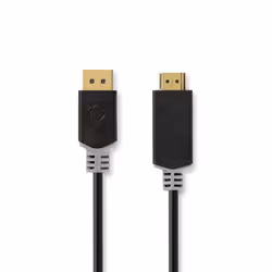 Nedis CCBW37100AT30 video cable adapter 3 m DisplayPort HDMI Black - Additional view 2