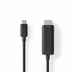 Nedis CCGB64655BK20 video cable adapter 2 m USB Type-C HDMI Black