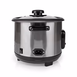 Nedis KARC110AL rice cooker 1 L 400 W Black, Silver - Additional view 4