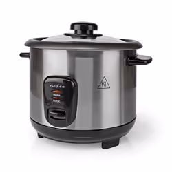 Nedis KARC110AL rice cooker 1 L 400 W Black, Silver - Additional view 6