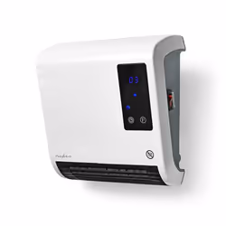 Nedis 2000 W, Adjustable thermostat, 2 Heat Modes, IP22, Remote control, White - Additional view 4