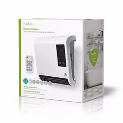 Nedis 2000 W, Adjustable thermostat, 2 Heat Modes, IP22, Remote control, White - Additional view 7