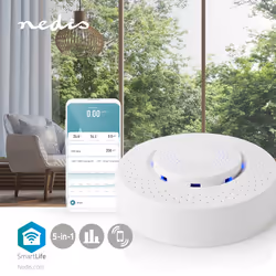 Nedis Smart Air Quality Monitor 2.472 GHz White